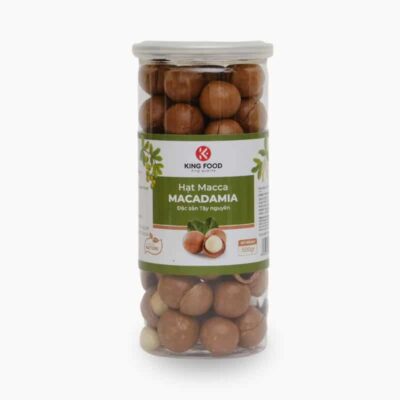 Hạt macca nguyên vỏ hộp 500g
