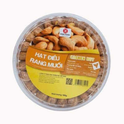hạt điều vỏ lụa xếp hoa 500g