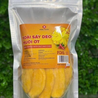 xoài sấy dẻo muối ớt 500g