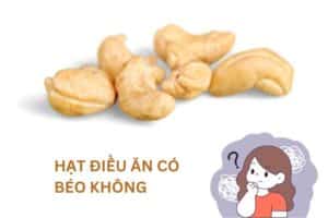 Ăn hạt điều có béo không? Nên ăn bao nhiêu hạt điều mỗi ngày?