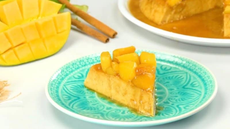 Bánh Flan Xoài