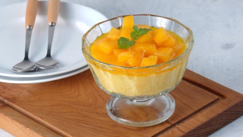 Pudding Xoài
