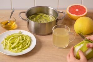 Cách làm nước vỏ bưởi giảm cân