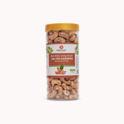 Hạt điều vỏ lụa 450g hộp cao