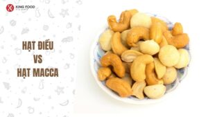 Hạt điều và hạt macca