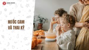 Bé mấy tháng uống được nước cam