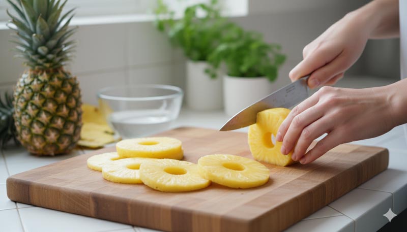 dứa sấy dẻo muối ớt
