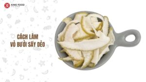 Cách làm vỏ bưởi sấy dẻo