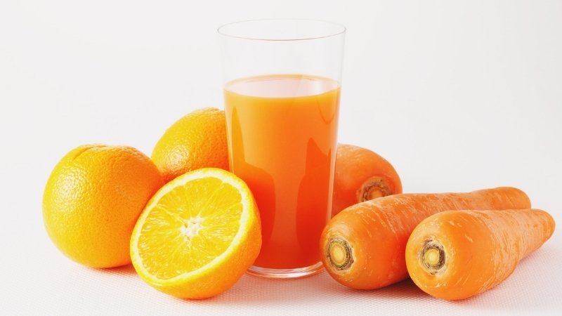 nước ép cam cà rốt
