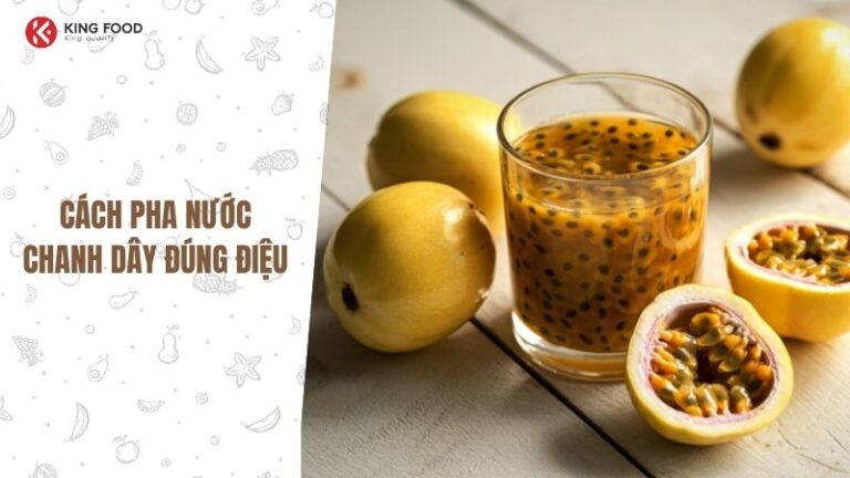 pha nước chanh dây