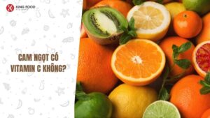 Cam ngọt có Vitamin C không