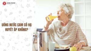 Cao huyết áp uống nước cam được không?