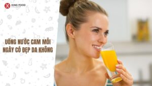 Uống nước cam mỗi ngày có đẹp da không