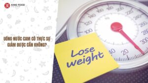 Uống nước cam giảm cân