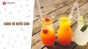 Canxi và Nước cam