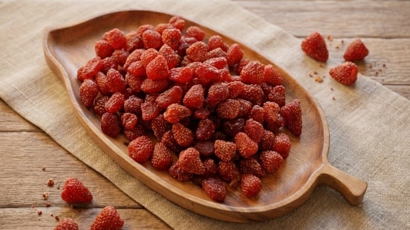 Gia công dâu tây sấy dẻo trọn gói