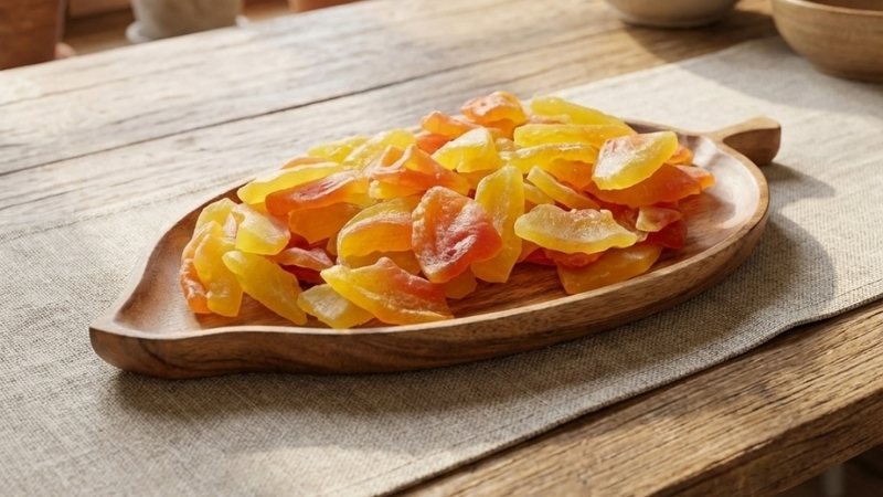 Gia công đu đủ sấy dẻo trọn gói