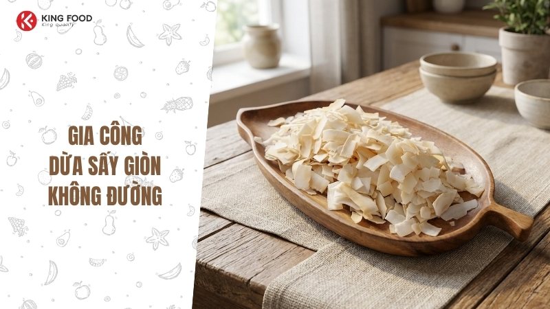 Dịch vụ gia công gừng sấy dẻo: Trọn vị truyền thống từ King Food