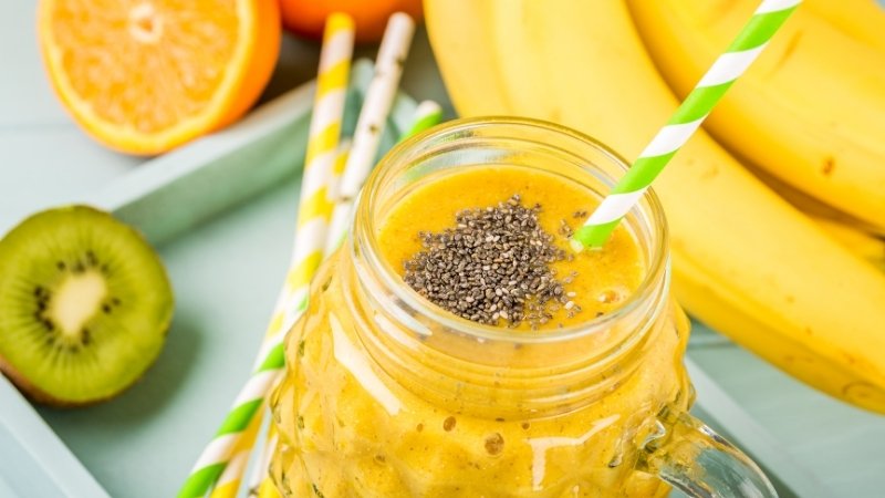 Hạt chia có uống với nước cam