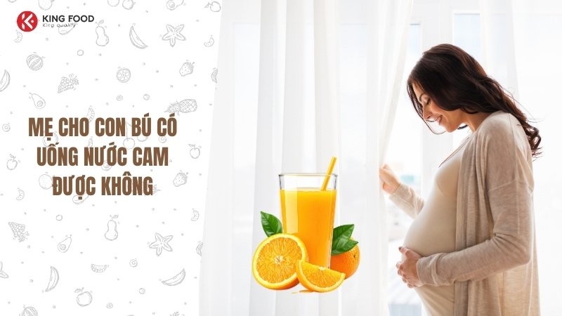 Bé bị ho có nên uống nước cam không?
