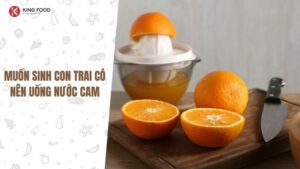 nước cam mật ong